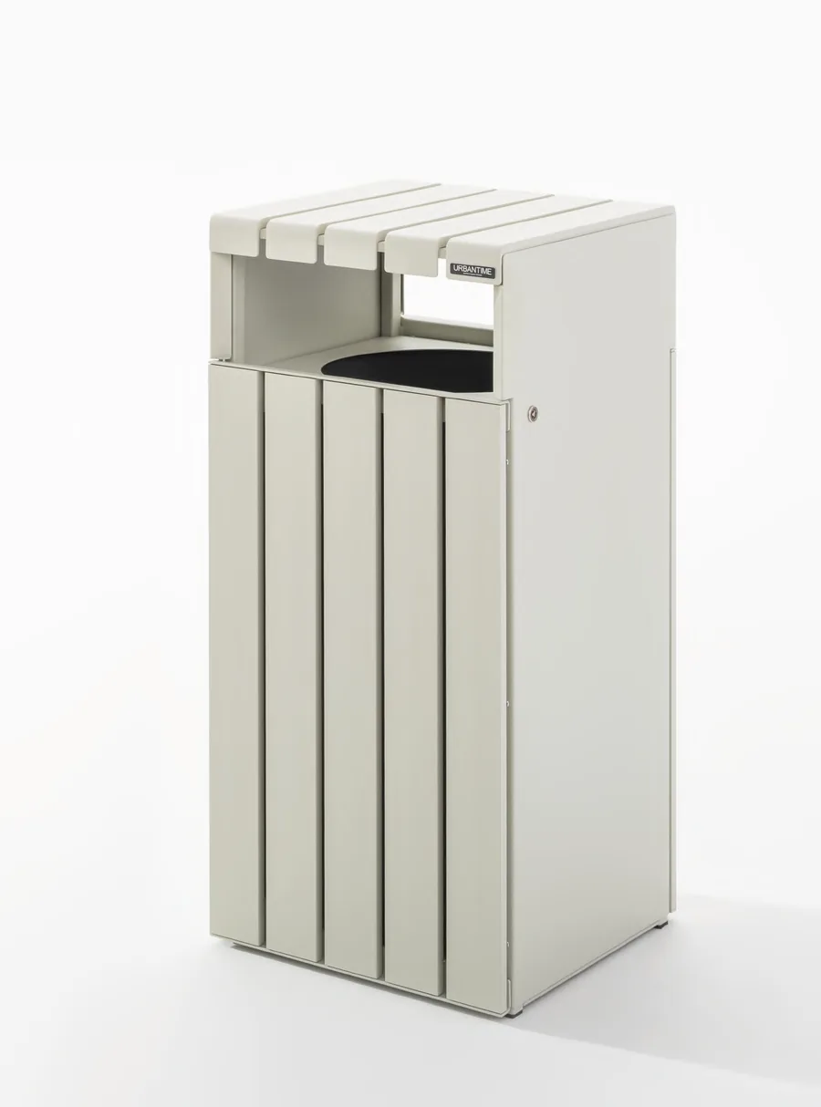 White Liberty.080 litter bin