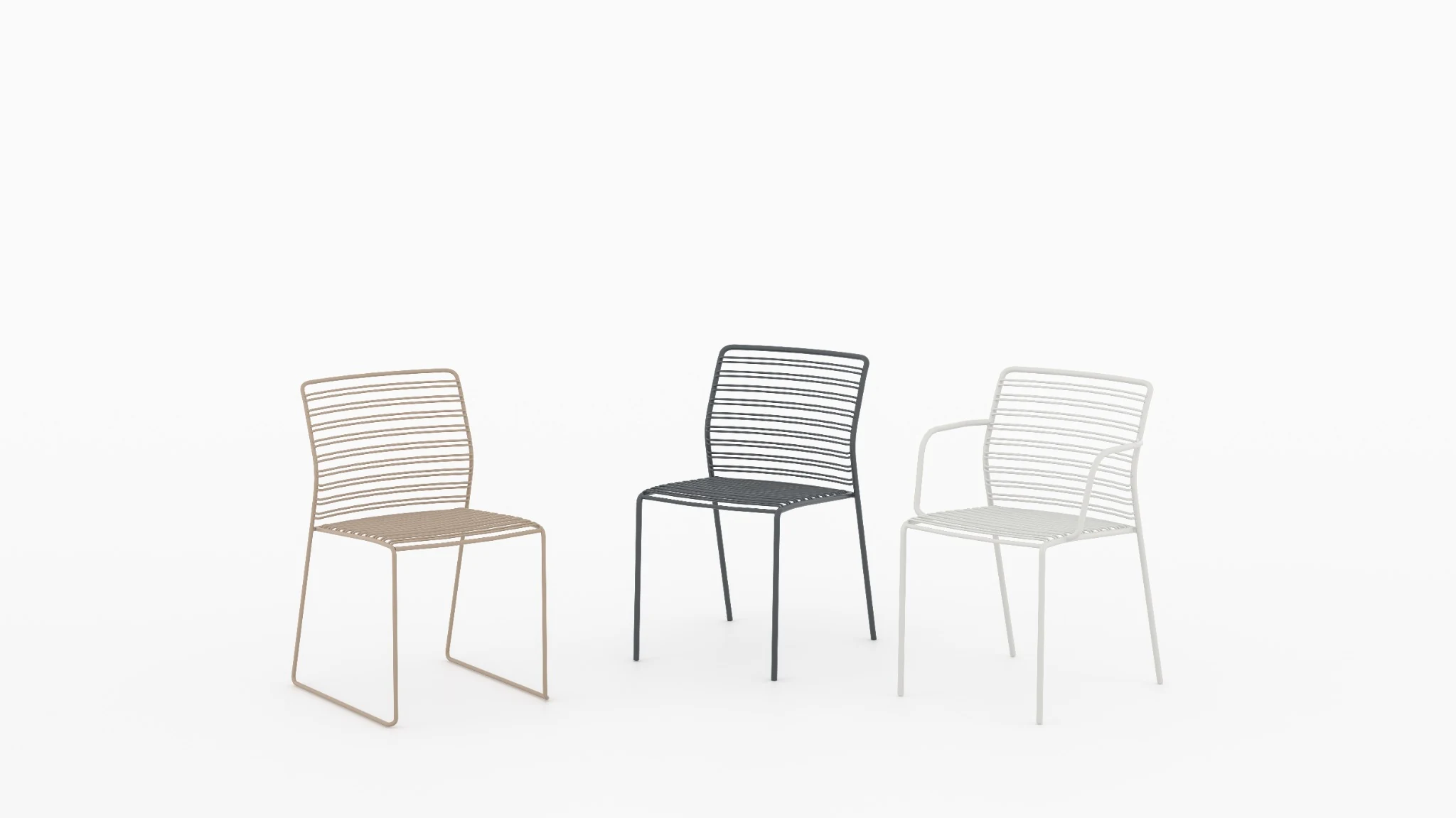 4-Leg Chair with Armrests (21.7" w x 21.7" d x 31.7" h)