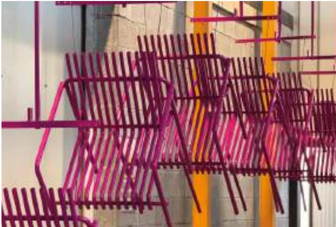 Frames on the powder-coating line