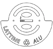 “Aluminum” Label & Ashtray
