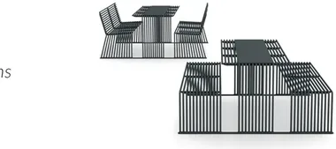 Flat-Bench-to-Table Metal Linking Plate (Note: for straight flat benches)