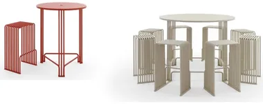 3-Seater Round Picnic Table