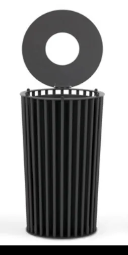 Big Litter Bin with High Lid