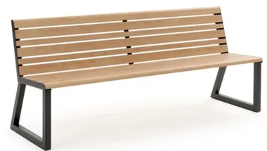 Bench with Backrest