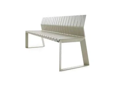 2-Seat Bench with Backrest (47.2" long)